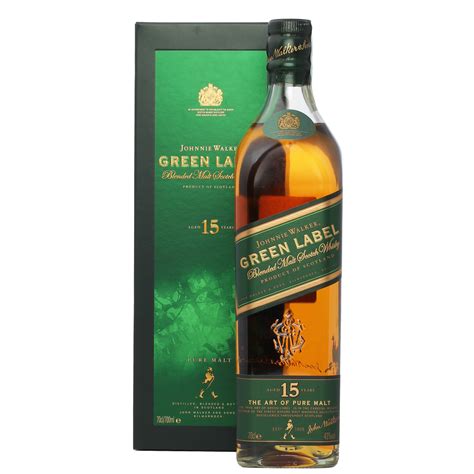 apreciadores de whisky johnnie walker green label  anos