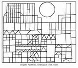 Klee Paul Et Soleil Coloring Pages Buildings Imprimer Lesson Château Artistes Colouring Line Books School Coloriage Chateau œuvres Oeuvre Ecole sketch template
