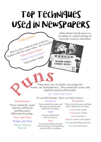 creating  newspaper report upper ks  teaching resources
