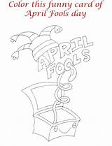 April Fool Coloring Pages Kids sketch template
