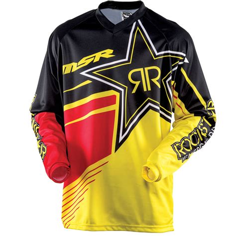 Msr 2015 Mx New Rockstar Yellow Black Red Adult Motocross