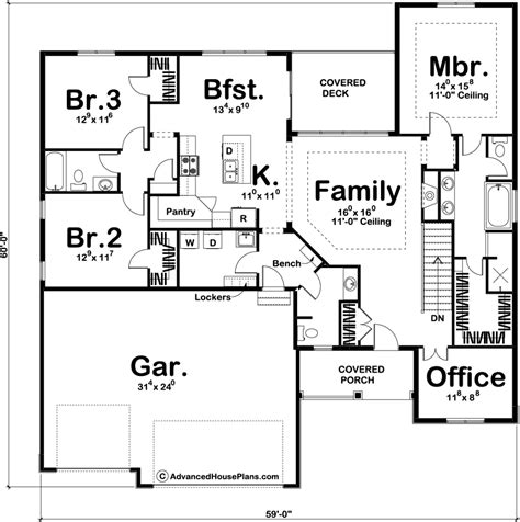 story craftsman house plan sellhorst  story house  story homes floor plans ranch