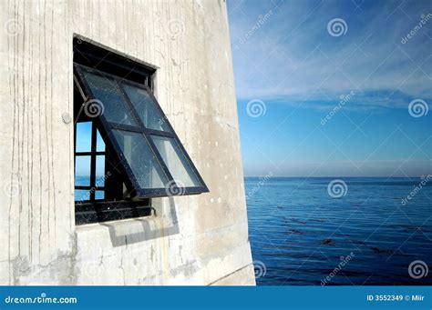 window ocean view stock image image  vista view pacific
