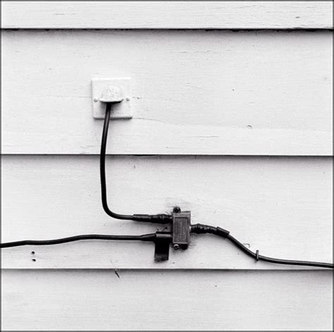cable tv wires   side   grandpas  house photograph  christopher crawford