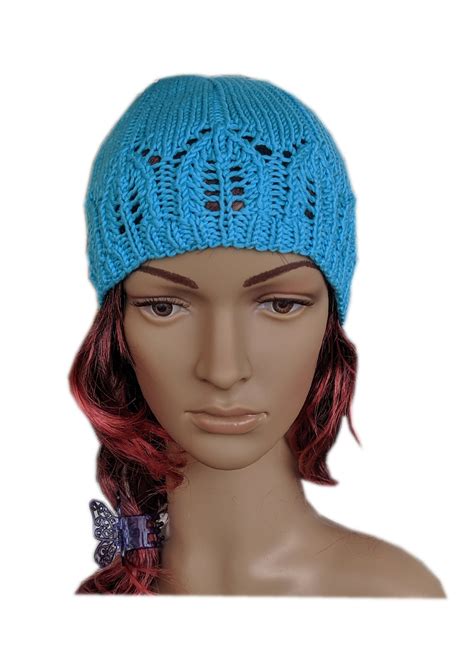 summer cotton hand knitted hat lightweight beanie women etsy