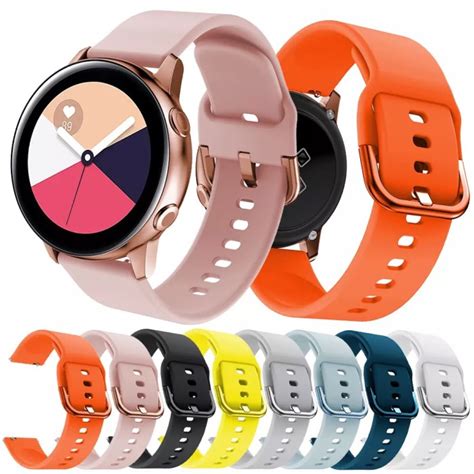 jual strap silikon band tali jam samsung galaxy  active  mm