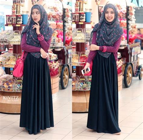 Hijabis In Dresses And Skirts In 2020 Islamic Fashion