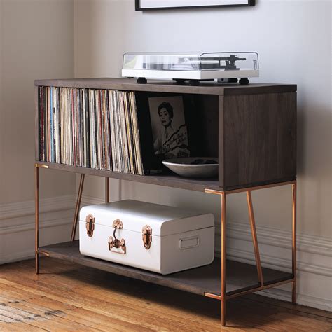vinyl record storage options turntable kitchen