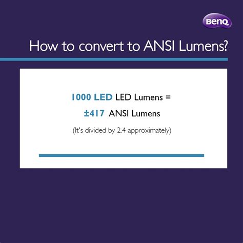 understanding led    difference  ansi lumens  led