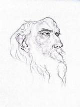 Scratch Tagore Getdrawings Drawing Rabindranath Pencil sketch template