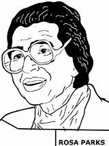 Rosa Parks Coloring Printable Pages Choose Board sketch template
