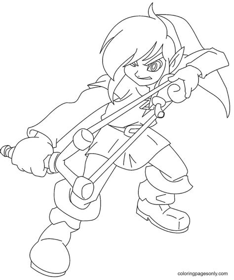 zelda coloring pages  printable coloring pages