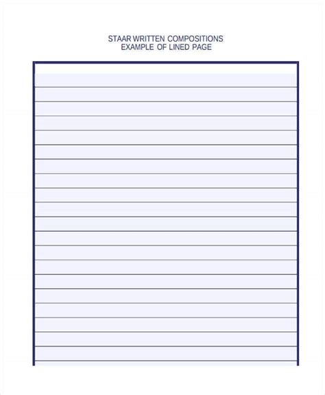 pin  kiki fobell  school lined writing paper paper template