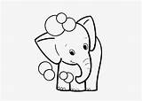 Coloring Elephant Baby Drawing Pages Cute Elephants Cartoon Kids Outline Drawings Color Clipart Asian Print Printable Cliparts Preschoolers Library Robin sketch template