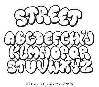 bubble lettering styles