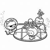 Octonauts Coloring Pages Printable Books Cat sketch template