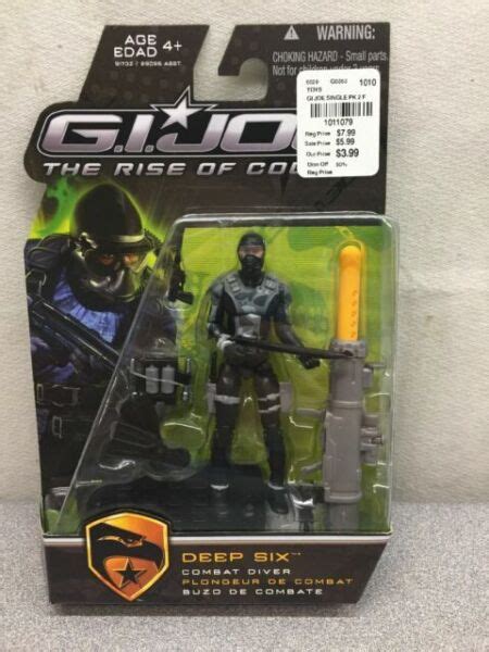 Brand 2008 Gi Joe The Rise Of Cobra Deep Six Combat Diver Action Figure