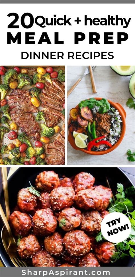 meal prep sunday recipes  quick healthy dinners sunday meal prep