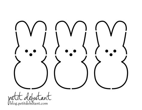 easter bunny templates printables hd easter images