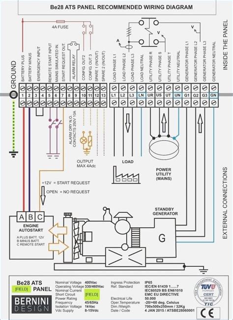 wiring diagram generator automatic transfer switch