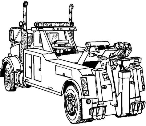 tow trucks coloring pages coloring home