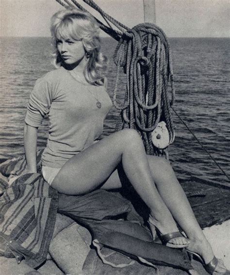 mylène demongeot one of the blond sex symbols of french cinema during the 1950s and 1960s