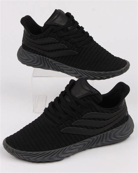 adidas sobakov trainers black mens footwear trainers