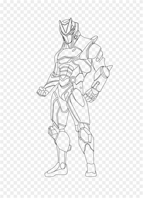 large size  coloring page fortnite coloring pages omega hd png