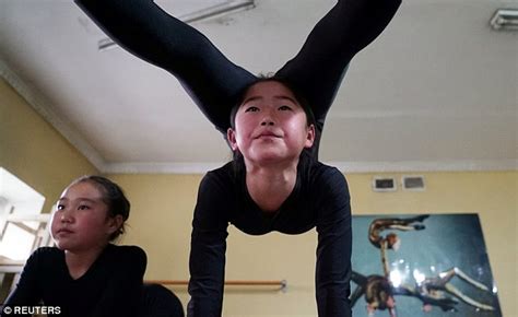 mongolian school for contortionists where girls spend four hours a day