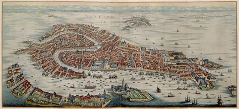 17th Century Venice By Joan Blaeu Italy Venice Map Panoramic Map