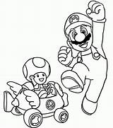 Mario Kart Coloring Pages Print Kids sketch template