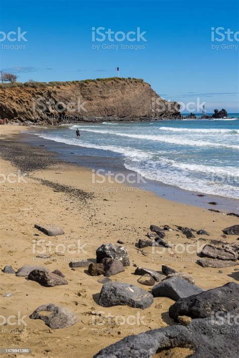 view   pointe du cap dagde  la plagette beach stock photo  image  istock