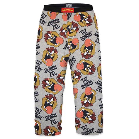 looney tunes bugs bunny taz official t mens lounge pants pajama