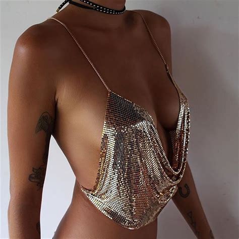 2021 Women Sexy Sequin Gold Black Crop Top Bling Bling Tank Tops Vest