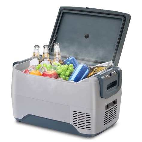 car fridge portable freezer cooler   dc travel refrigerator