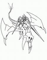 Coloring Oh Yu Gi Pages Gaia Knight Fierce sketch template