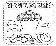 november coloring pages  printable