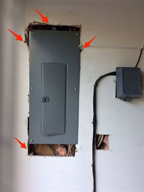 fix drywall   electric panel home improvement stack exchange