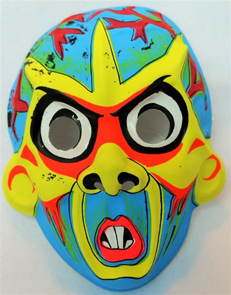Vintage Rodent Monster Halloween Mask Monster Costume