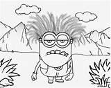 Coloring Minion Minions Pages Purple Color Drawing Evil Caveman Kids Clipart Printable Costume Sheets Monster Prehistoric Scenery Dinosaur Halloween Draw sketch template