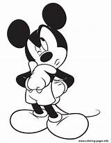 Mickey Thinking Coloring Mouse Pages Smart Disney Cartoon Cliparts Hmcoloringpages Printable Boy Print Disability Disneyland Score Minnie Color Stuff Valentine sketch template