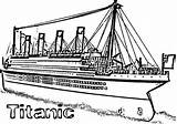 Titanic Coloring Ship Pages Cruise Kids Netart Color Print Disney Printables Boat Search Line sketch template