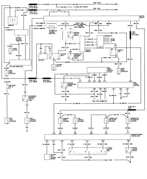 qa ford ranger  vacuum diagram carburetor details
