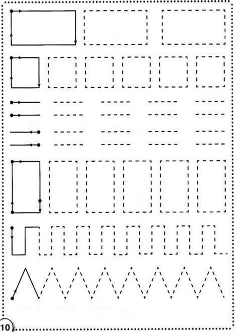easy  print tracing lines worksheets preschool writing