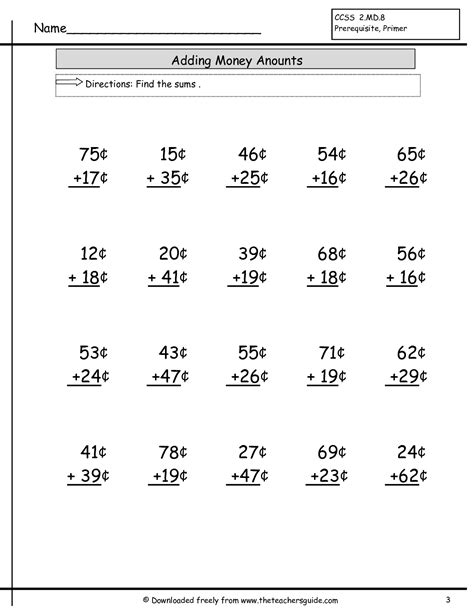 images  money skills worksheets printable money counting
