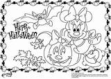 Halloween Minnie Mouse Coloring Pages Mickey Disney Printable Color Popular Comments Library Clipart Getcolorings Costume sketch template