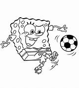 Soccer Coloring Pages Sports Ball Football Spongebob Cartoon Little Printable Sheets Kids Print Momjunction Girls Printables Kicking sketch template