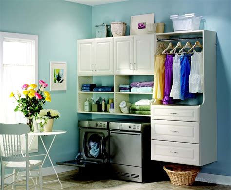 organize  laundry room cabinets  decorative