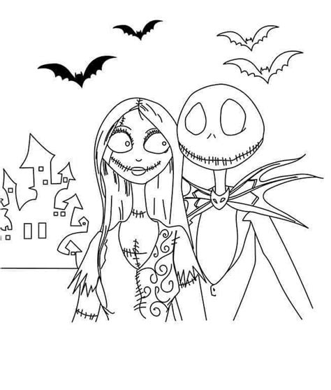nightmare  christmas coloring pages  coloringfoldercom