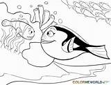 Finding Coloring Pages Nemo Bruce Getcolorings Color Sheets sketch template